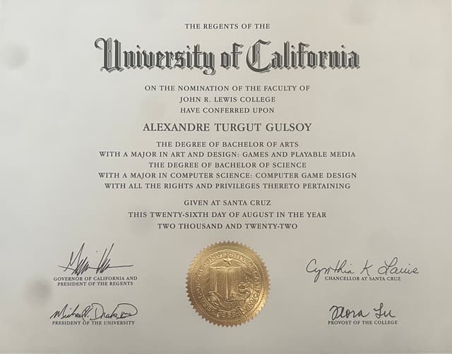 UCSC Degree